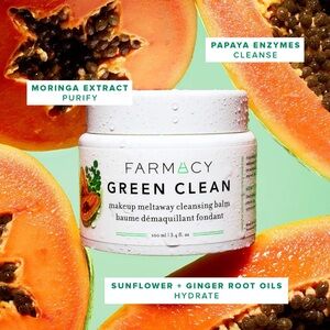 NEW ✨ Standard Size Farmacy green clean makeup meltaway cleansing balm